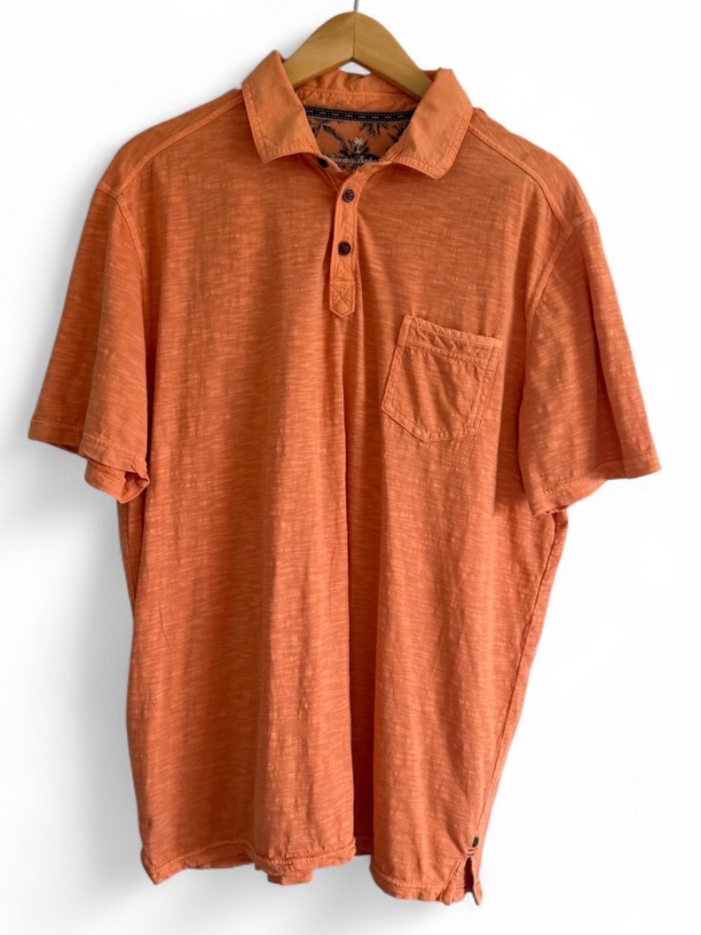 Tommy Bahama Polo Shirt Modern Fit 100% Organic Cotton Coastal Preppy Golf L